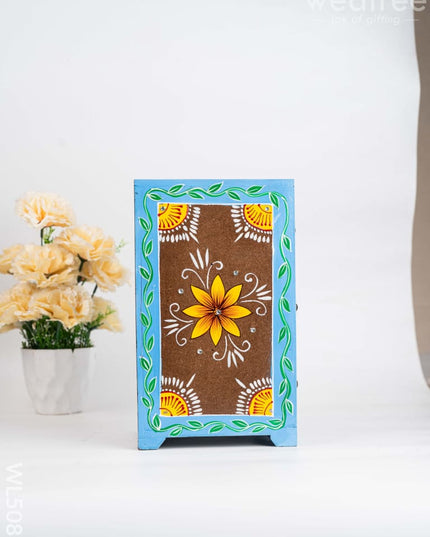 Wooden Handpainted 3 Drawer Organizer Box - WL5083 Wooden Utility
