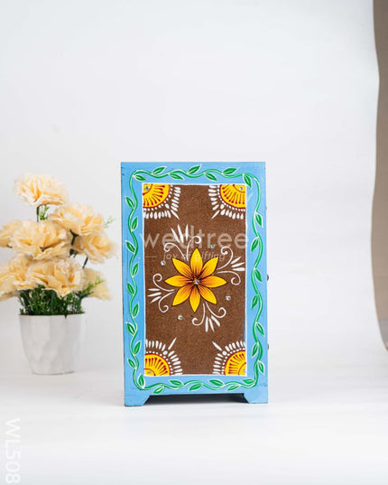 Wooden Handpainted 3 Drawer Organizer Box - WL5083 Wooden Utility