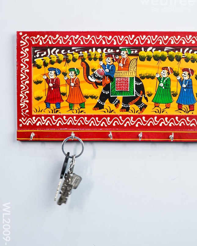 Wooden Key Hanger - Royal Elephant Big (12X6) Wl2009-2 Hangers