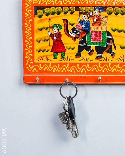 Wooden Key Hanger - Royal Elephant Small (9X6) Wl2009-1 Hangers