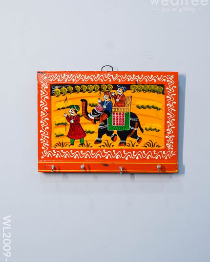 Wooden Key Hanger - Royal Elephant Small (9X6) Wl2009-1 Hangers