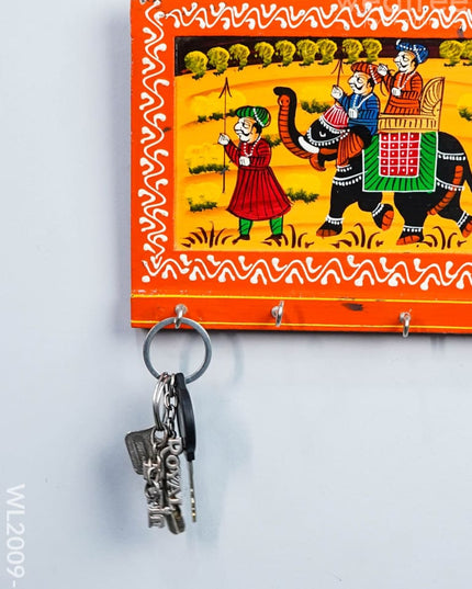 Wooden Key Hanger - Royal Elephant Small (9X6) Wl2009-1 Hangers