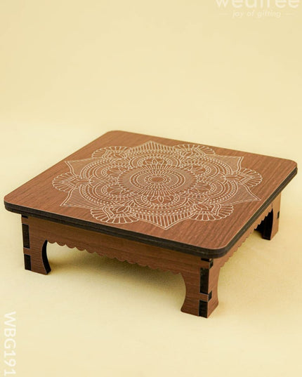 Wooden Manai - 6x6 inch - WBG1912 - Manai RG