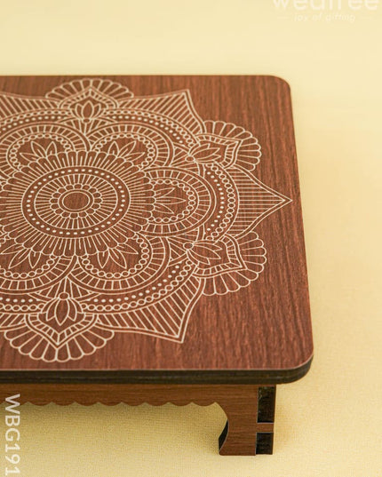 Wooden Manai - 6x6 inch - WBG1912 - Manai RG