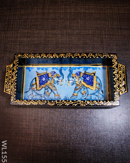 Wooden Painted Tray - 8Inches Wl1553 Trays