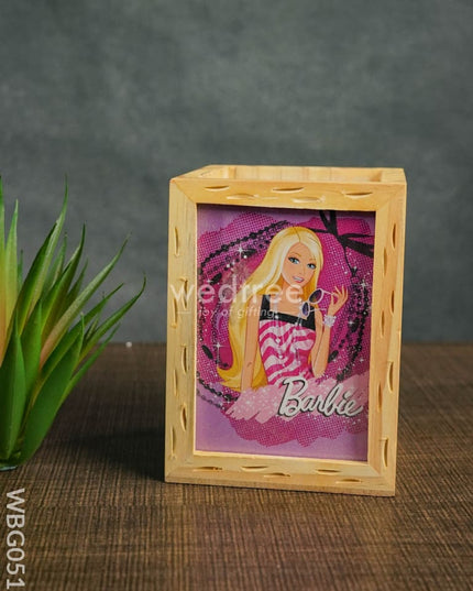 Wooden Pen Stand (3.2 X 4.2) - Barbie Wbg0517 Kids Return Gifts