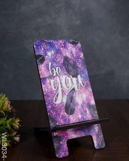 Wooden Printed Phone Stand - Wl3034 1 Utility
