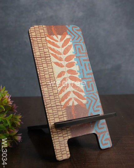 Wooden Printed Phone Stand - Wl3034 5 Utility