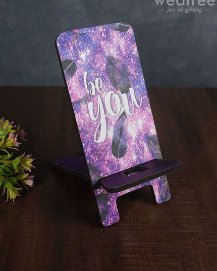 Wooden Printed Phone Stand - Wl3034 Utility