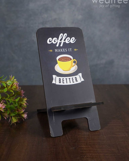 Wooden Printed Phone Stand - Wl3034 Utility