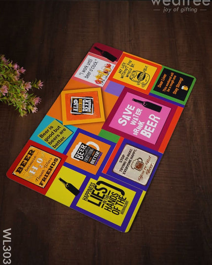 Wooden Printed Table Mats - Wl3035 Dining Essentials