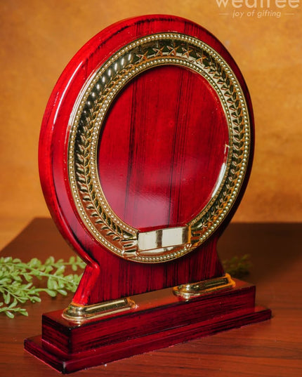 Wooden Round Trophy - Bcg0187 Branding