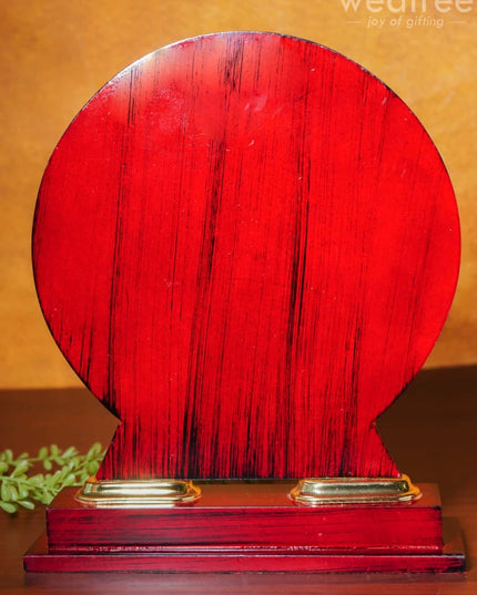 Wooden Round Trophy - Bcg0187 Branding