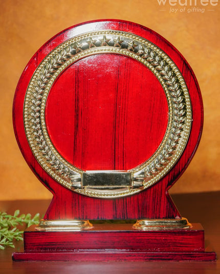 Wooden Round Trophy - Bcg0187 Branding