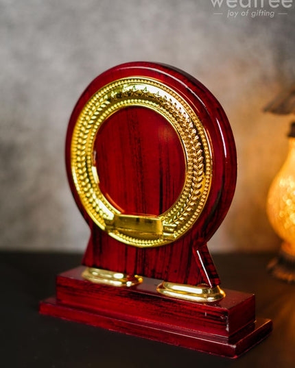 Wooden Round Trophy - Bcg0187 Branding