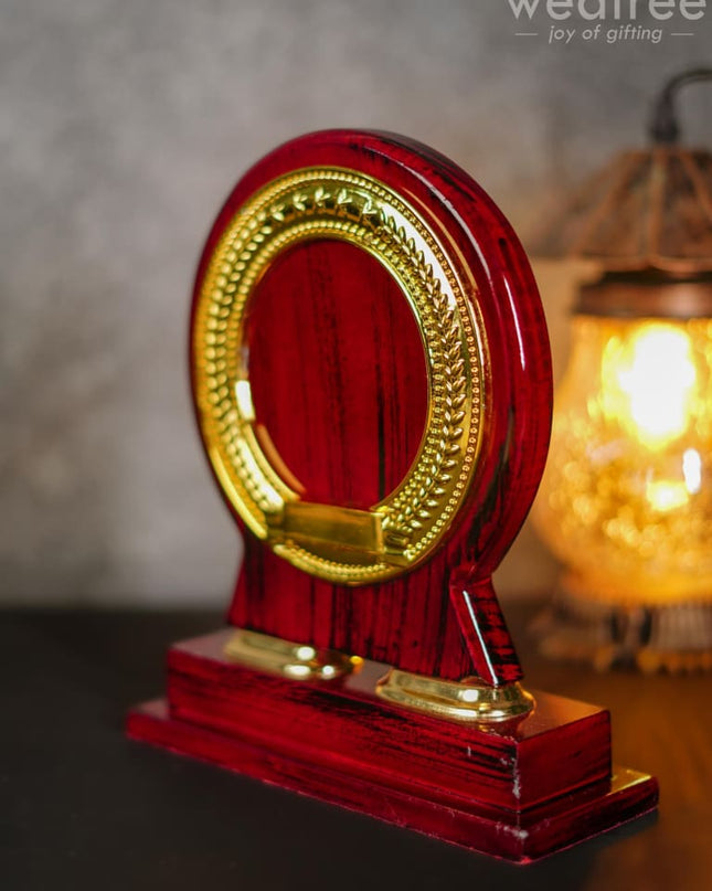 Wooden Round Trophy - Bcg0187 Branding