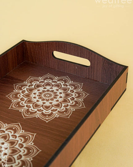 Wooden Tray - 12x8 inch - WL5734 - Wooden Trays