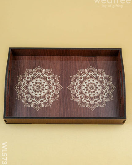 Wooden Tray - 12x8 inch - WL5734 - Wooden Trays