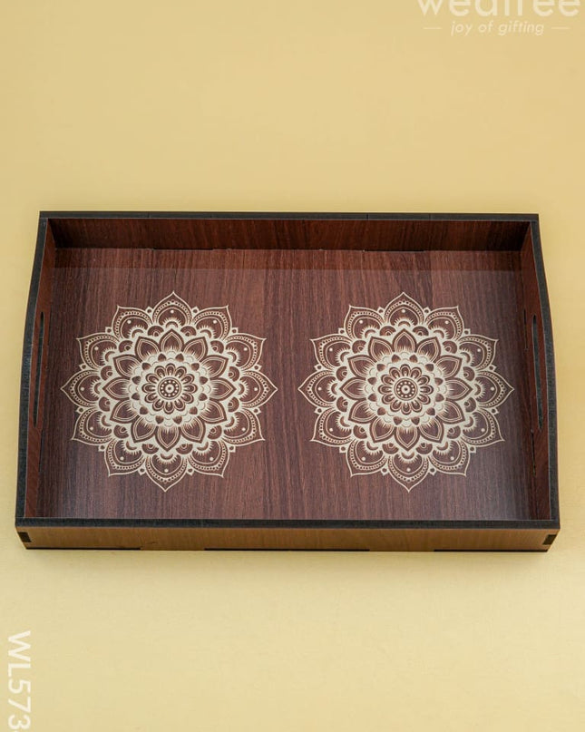Wooden Tray - 12x8 inch - WL5734 - Wooden Trays