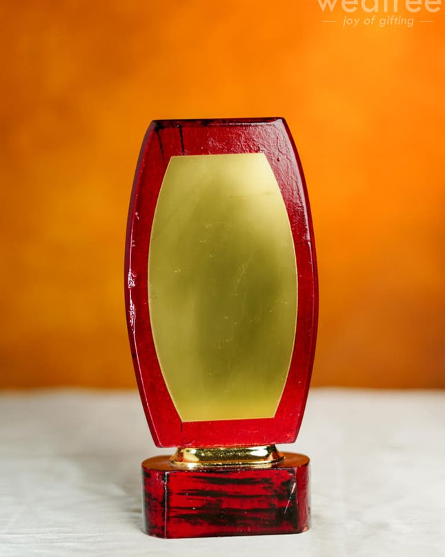 Wooden Trophy With Branding Space - Bcg0213