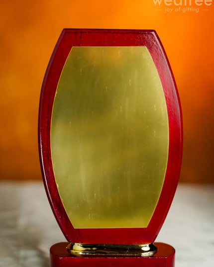 Wooden Trophy With Branding Space - Bcg0213