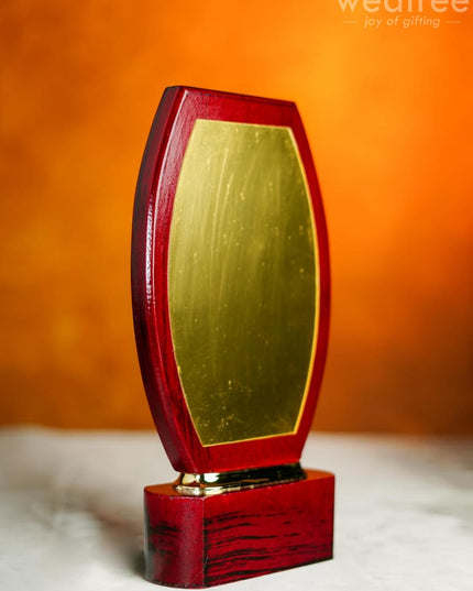 Wooden Trophy With Branding Space - Bcg0213