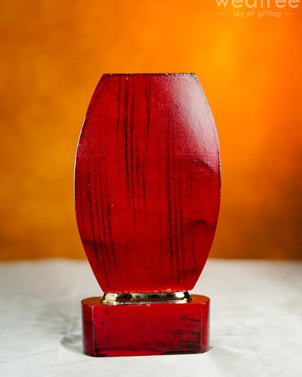 Wooden Trophy With Branding Space - Bcg0213