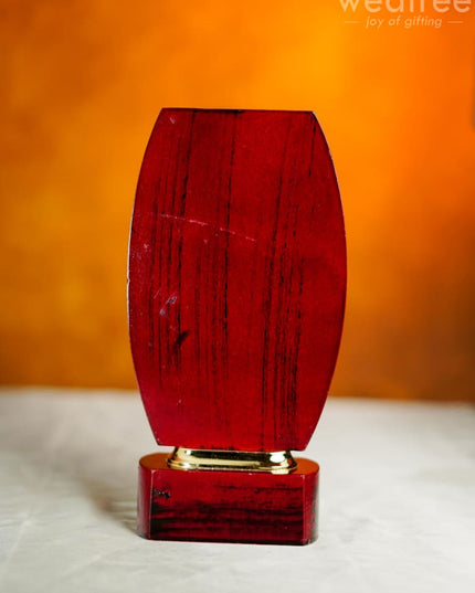 Wooden Trophy With Branding Space - Bcg0213