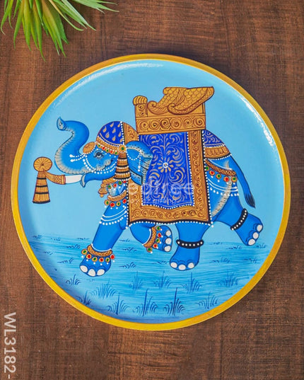 Wooden Wall Hanging Frames Elephant - 10 Inch Wl3182-2