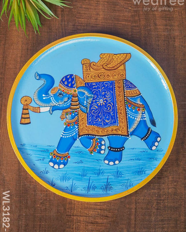 Wooden Wall Hanging Frames Elephant - 10 Inch Wl3182-2
