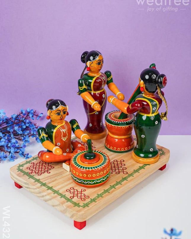 Working Ladies Toy - Wl4324 Wooden Decor