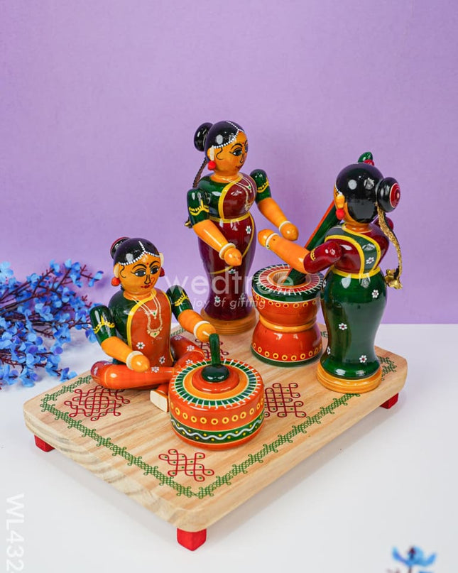 Working Ladies Toy - Wl4324 Wooden Decor