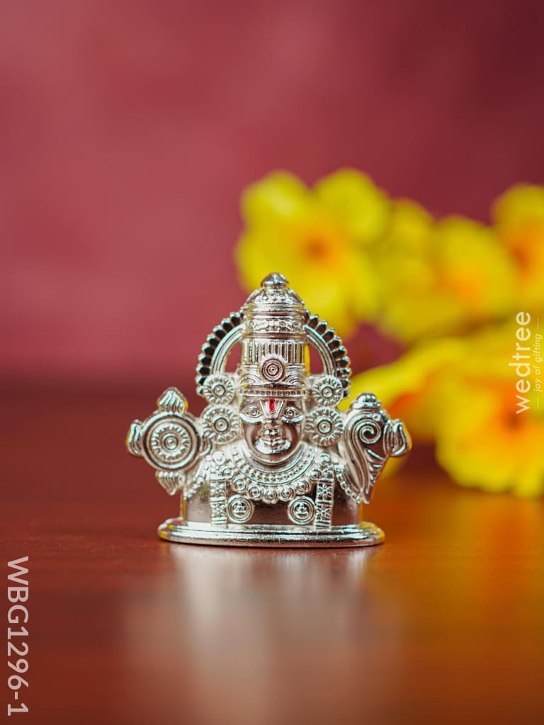 Zink Alloy Balaji Idol - Wbg1296 Silver Finish Divine Figurines