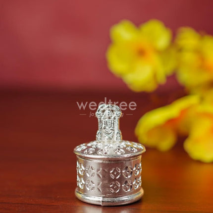 Zinc Alloy Kumkum Holder With Balaji - Wbg1293 Alloy Holders